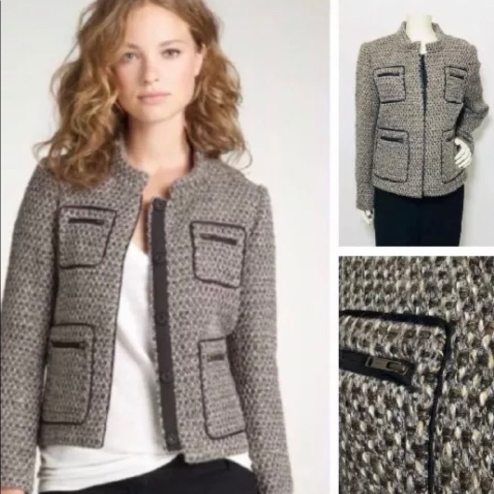J.CREW Women 12 Gilded Tweed Jacket Blazer$298
